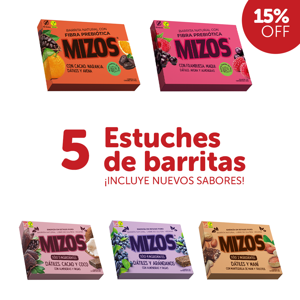 Pack 5 Barritas Naturales