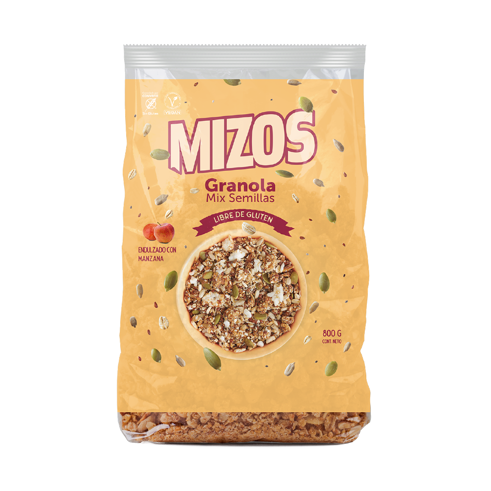 Mizos Granola Mix Semillas - 800 gr