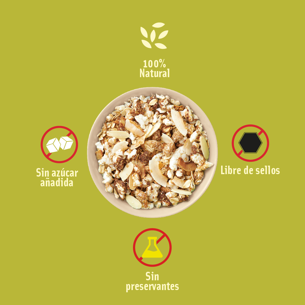 Mizos Granola Almendra Coco - 800g