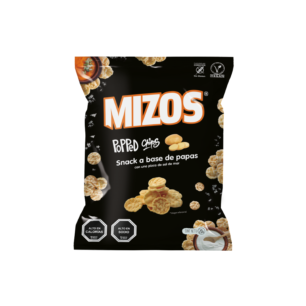 Mizos Popped Chips Sal de Mar