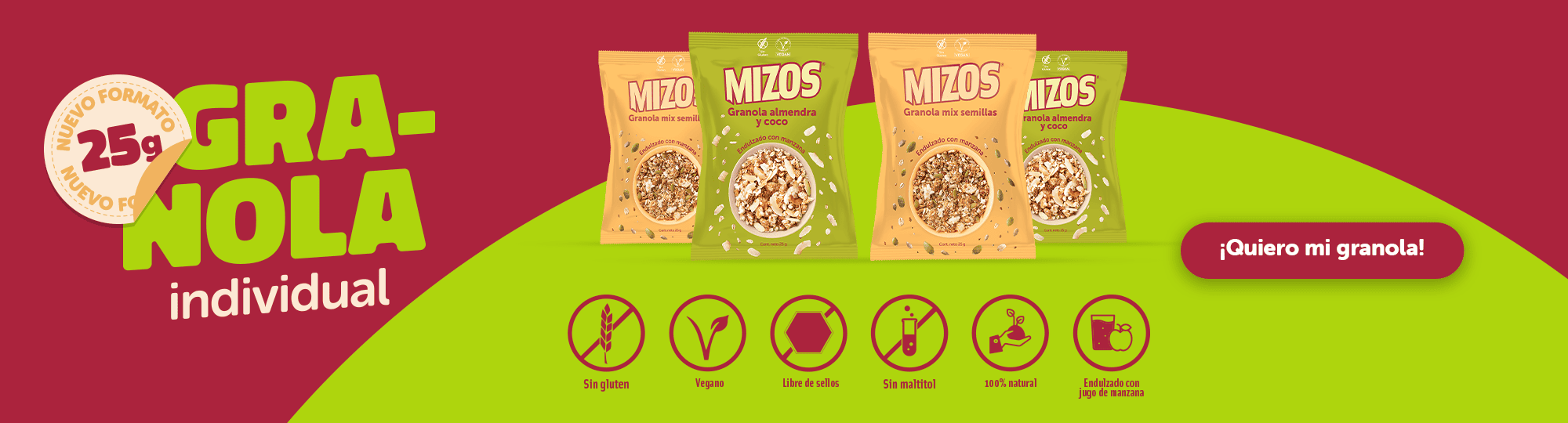 Mizos Nueva Granola Individual