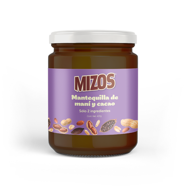 Mantequilla de Maní Cacao Mizos