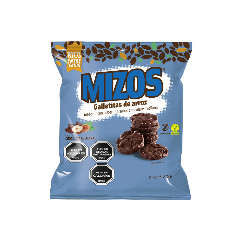 Mizos Chocolate Avellana - 25 gr