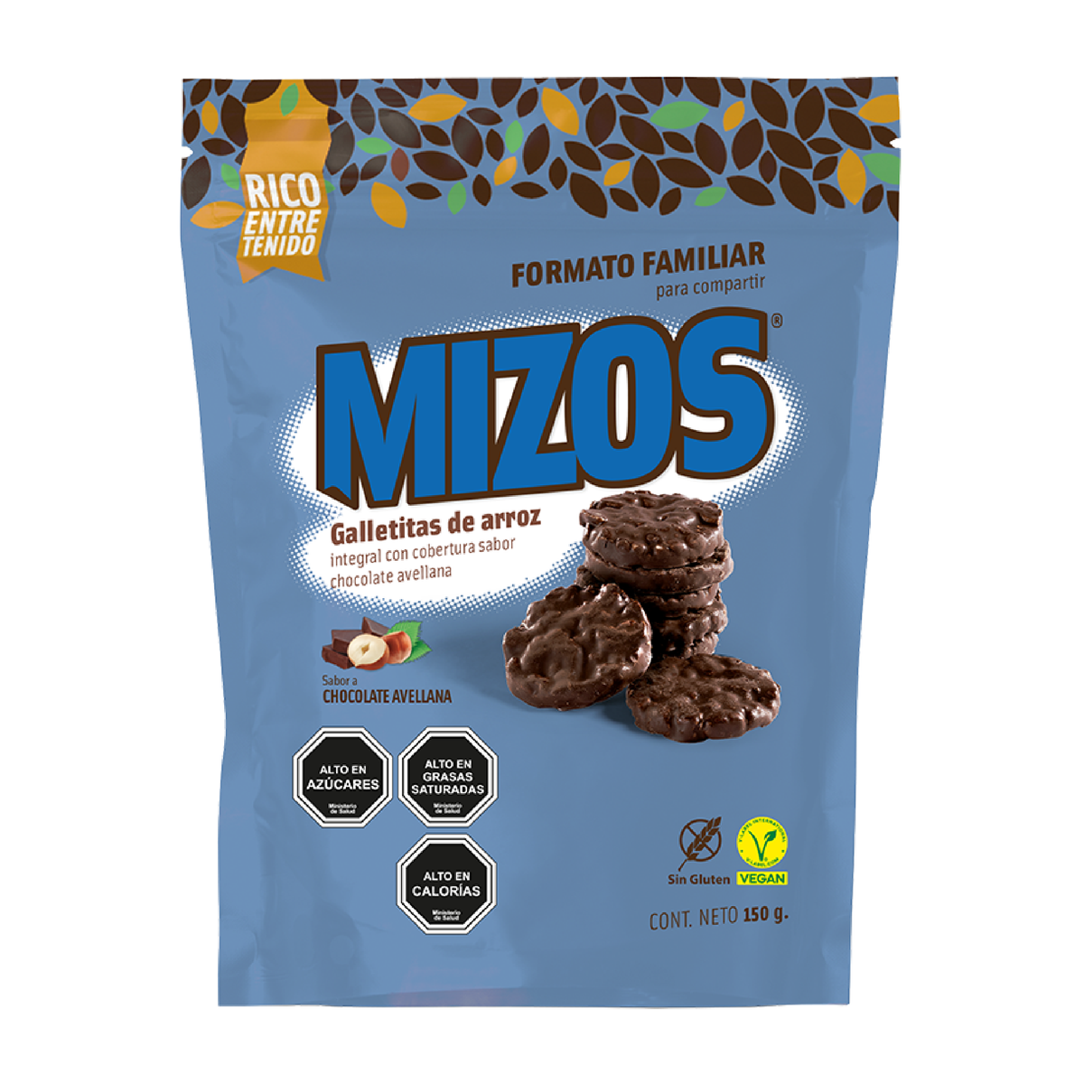 Mizos Chocolate Avellana - 150 gr