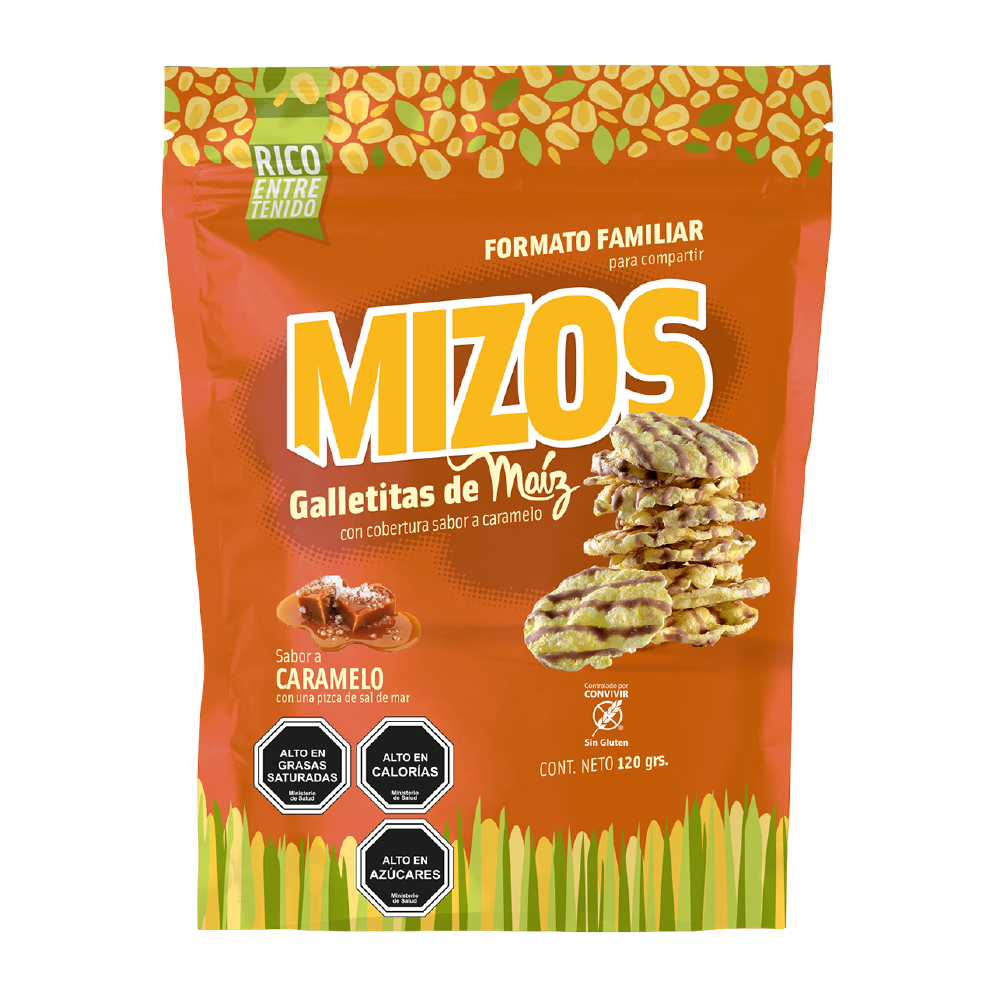 Mizos Maíz Caramelo - 120 gr