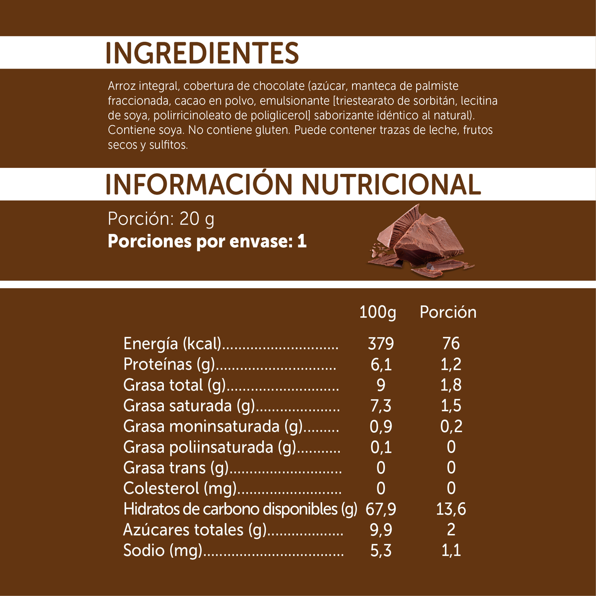 Mizos Chocolate - 20 gr