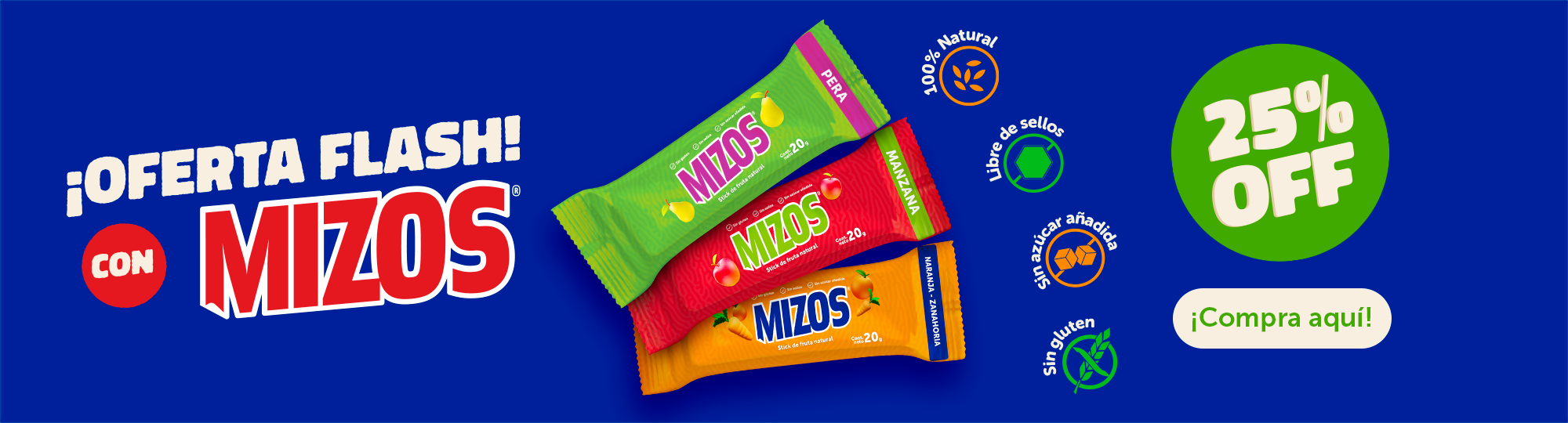 Oferta Stick Fruta Mizos