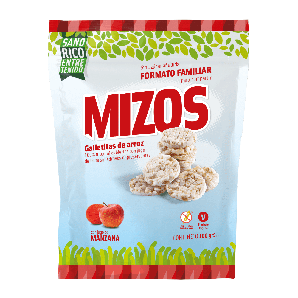 Galleta de Arroz Mizos Manzana